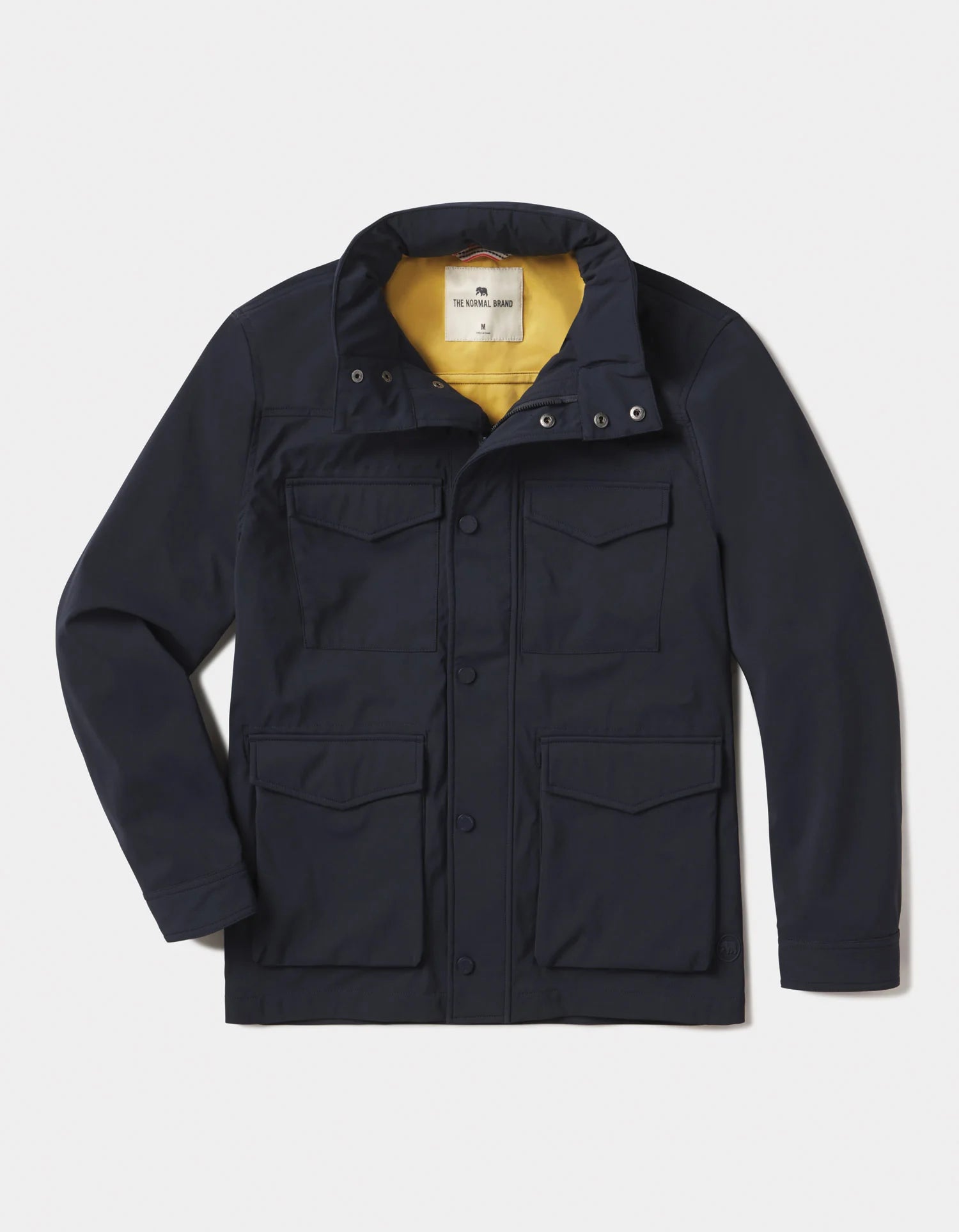'The Normal Brand Bonded Shell Jacket' in 'Navy' colour