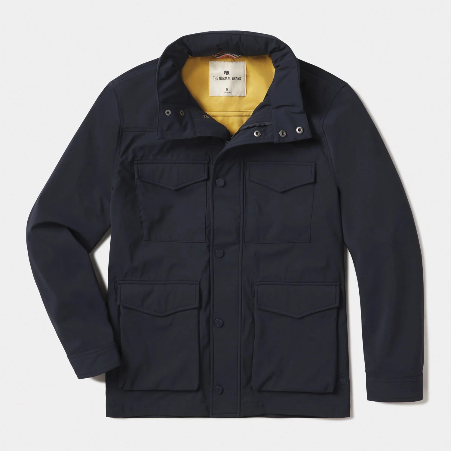 Normal Brand Bonded Shell Jacket - Navy - 2 - Tops - Coats & Jackets