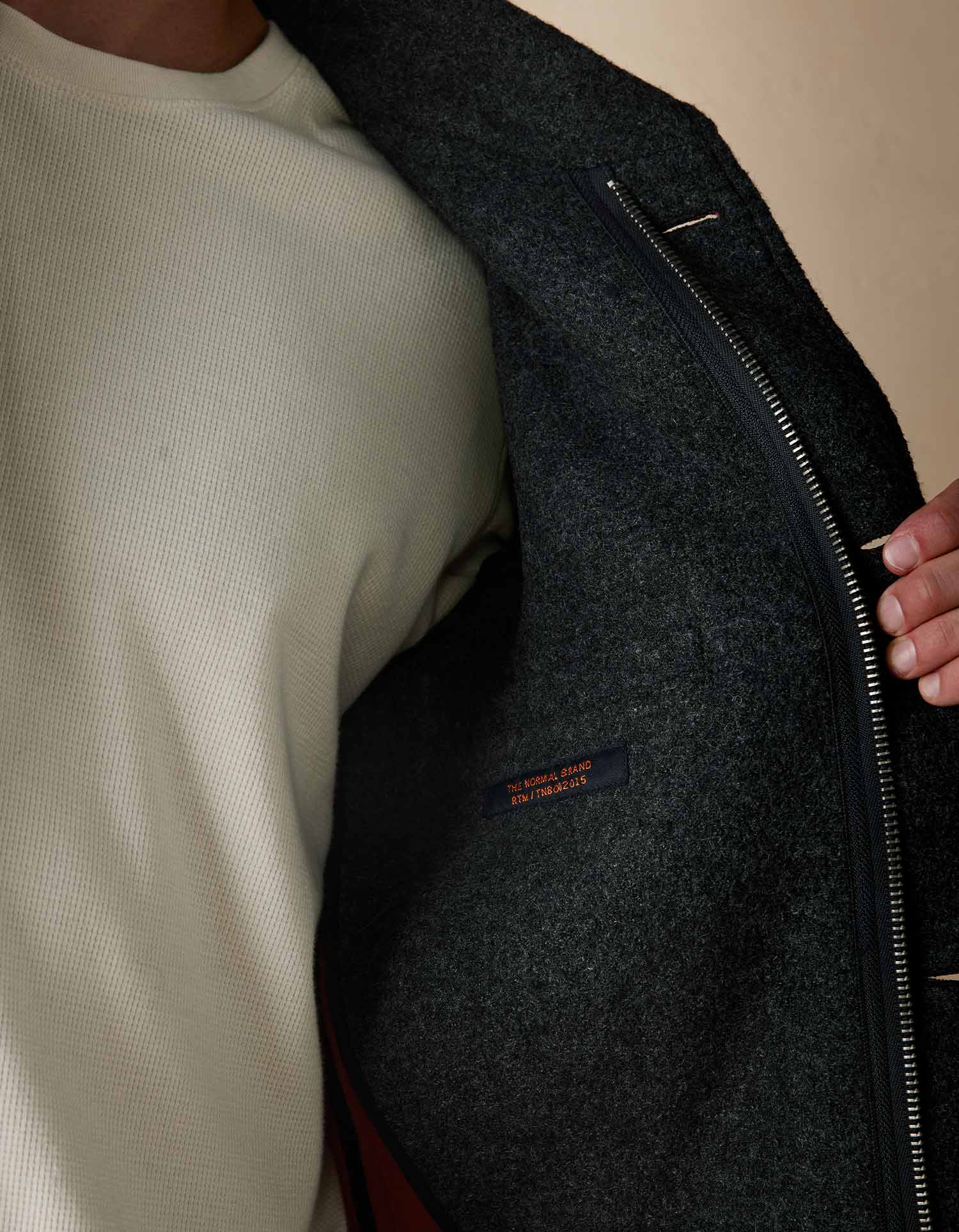 Normal Brand Balboa City Peacoat - Grey - 2 - Tops - Coats & Jackets