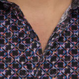 Robert Graham Yeni Button Up L/S Dress Shirt - Purpleprint - 4 - Tops - Button Up Dress Shirt