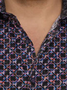 Robert Graham Yeni Button Up L/S Dress Shirt - Purpleprint - 4 - Tops - Button Up Dress Shirt