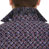 Robert Graham Yeni Button Up L/S Dress Shirt - Purpleprint - 5 - Tops - Button Up Dress Shirt