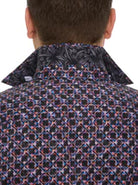Robert Graham Yeni Button Up L/S Dress Shirt - Purpleprint - 5 - Tops - Button Up Dress Shirt
