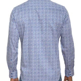 Robert Graham Dolma Button Up L/S Dress Shirt - Blue - 3 - Tops - Button Up Dress Shirt