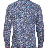 Robert Graham Fondo Button Up L/S Dress Shirt - Blue - 3 - Tops - Button Up Dress Shirt