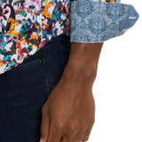 Robert Graham Como Button Up L/S Dress Shirt - Multi - 2 - Tops - Button Up Dress Shirt