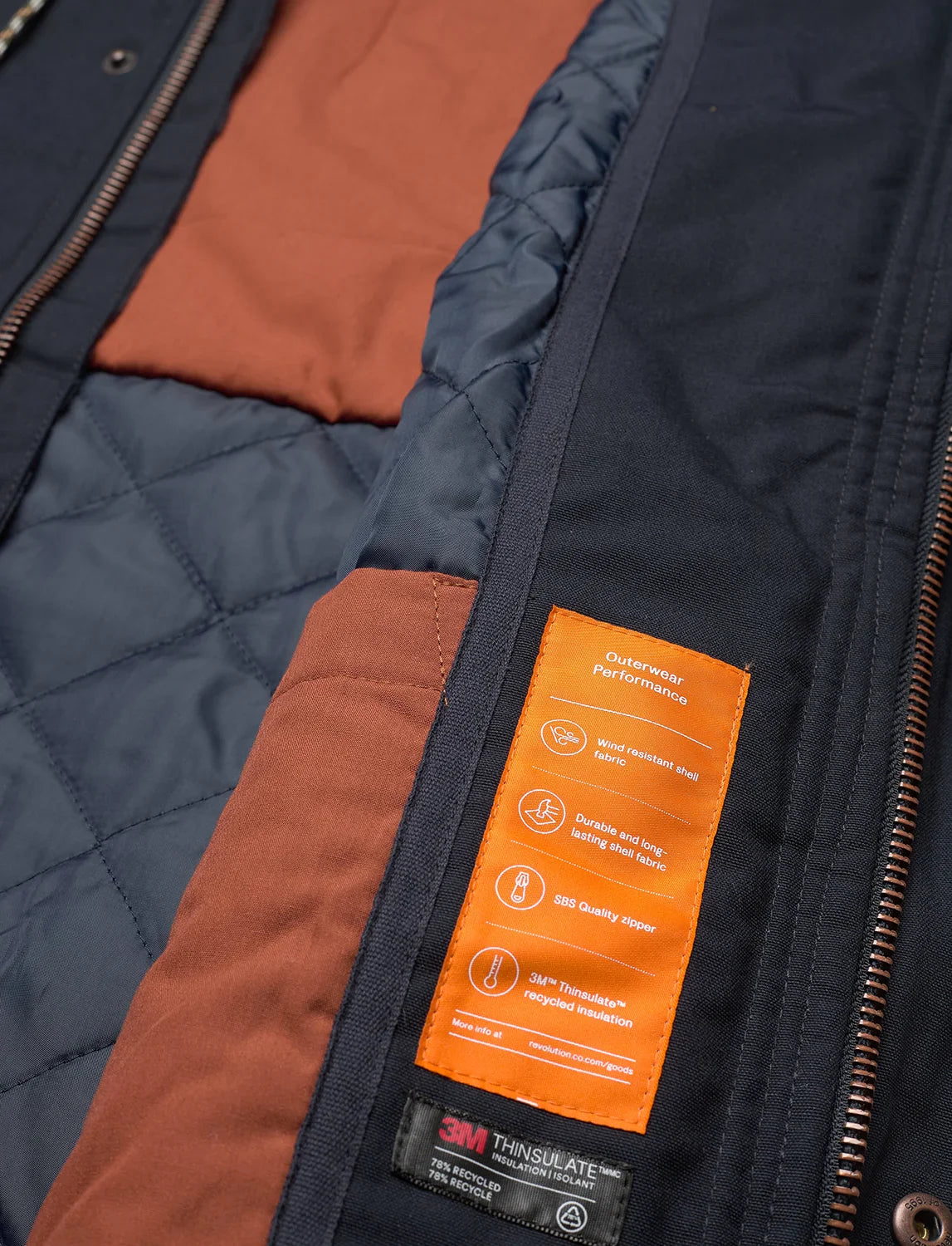 'Revolution 7688 Callesen Jacket' in 'Navy' colour