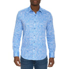 'Robert Graham Stelvio Button Up L/S Dress Shirt' in 'Light Blue' colour