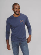Normal Brand Ls Mountain Bear - Navy - 1 - Tops - Long sleeve shirt