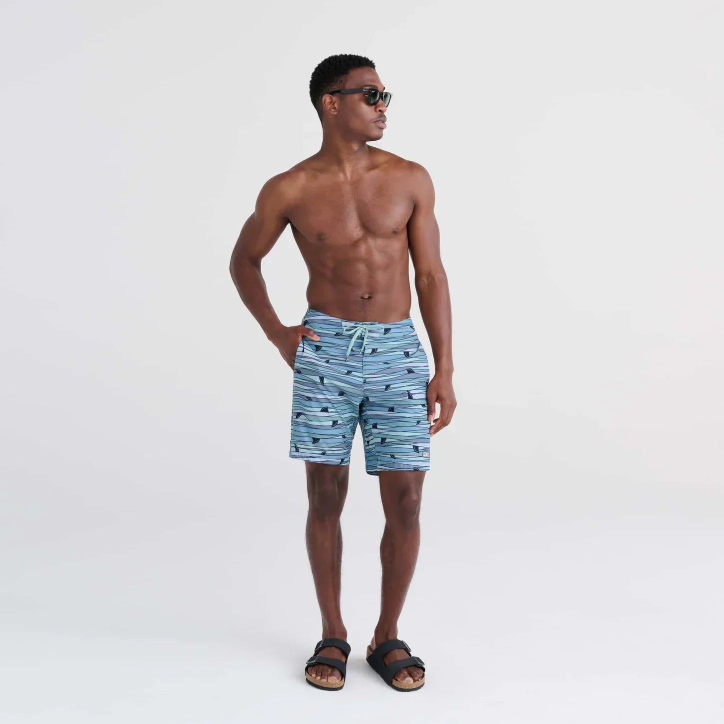 SAXX Betawave 19 Swim Shorts NYLA Fresh Thread