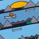 'SAXX Ultra Super Soft Boxer Brief - Lazy River' in 'Blue' colour