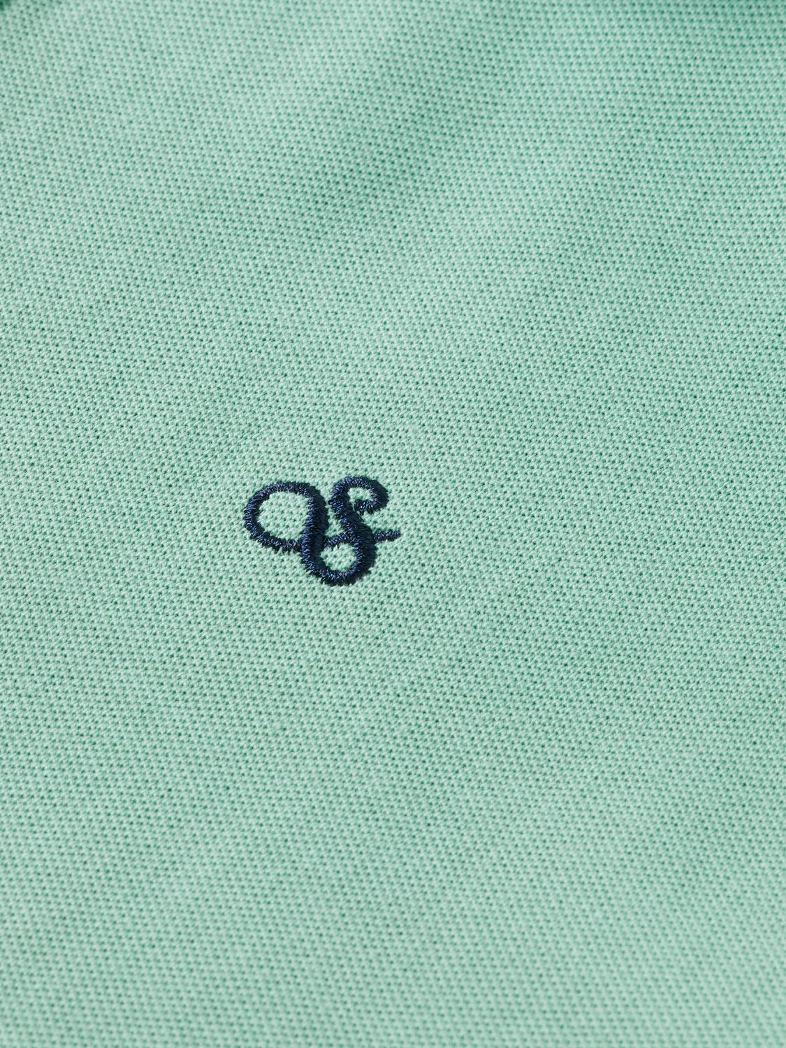'Scotch & Soda Garment-Dyed Pique Polo Shirt' in 'Absinthe' colour