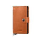 'Secrid Miniwallet - Premium Basco' in 'Cognac' colour