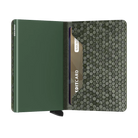 'Secrid Slimwallet - Hexagon' in 'Green' colour