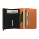 'Secrid Slimwallet - Premium Basco' in 'Cognac' colour