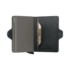 'Secrid Twinwallet - Mirum Plant-Based (Non-Leather)' in 'Black' colour