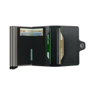 'Secrid Twinwallet - Mirum Plant-Based (Non-Leather)' in 'Black' colour