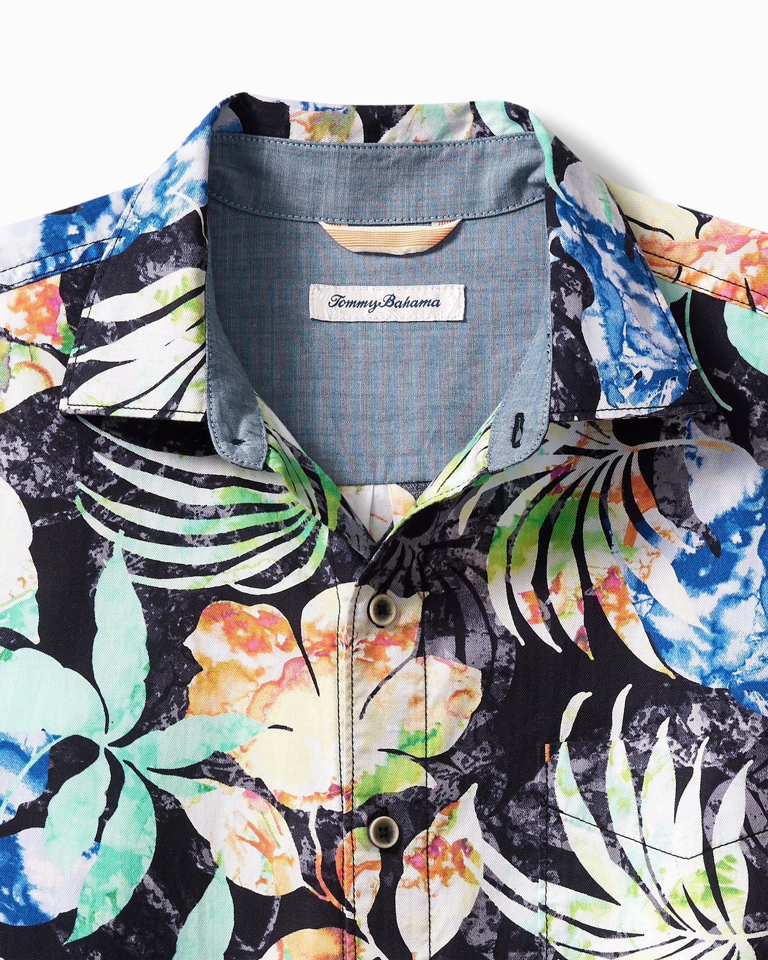 Tommy bahama black shirt cheap