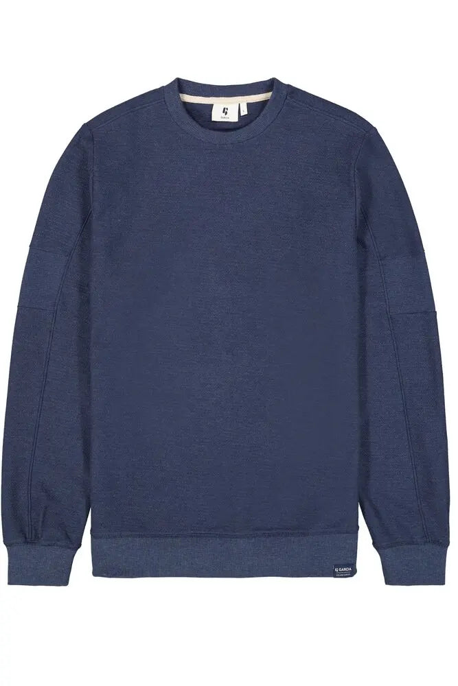 Garcia Pullover Blue Sweater - Blue - 1 - Tops - Fleece Sweaters