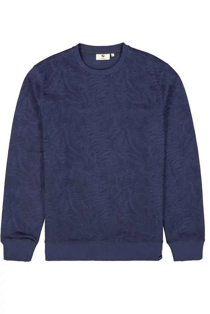 Garcia Dark Fern L/S Sweater - Marine - 4 - Tops - Fleece Sweaters