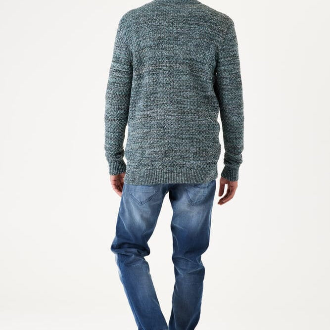 Garcia Greyish Green Jumper - Green - 4 - Tops - Knit Sweaters