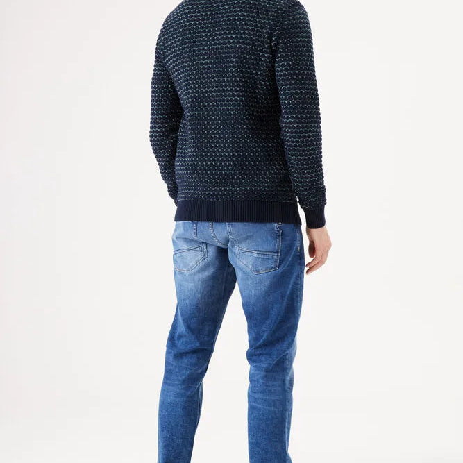 Garcia Dark Blue Jumper - Dark Moon - 2 - Tops - Knit Sweaters