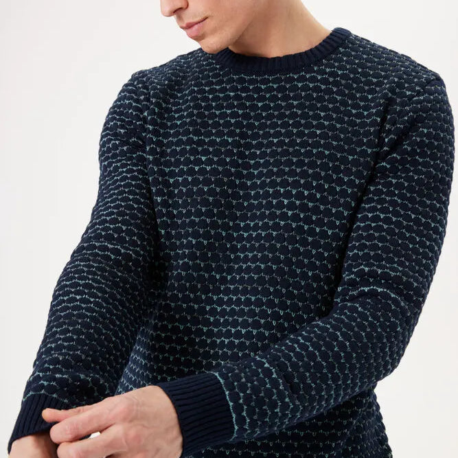 Garcia Dark Blue Jumper - Dark Moon - 3 - Tops - Knit Sweaters