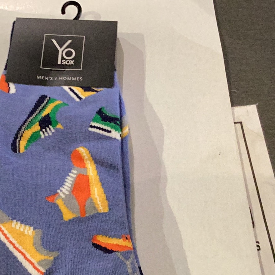 Yo Sox Sneakers Crew Socks Multi