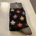 Yo Sox Mr Roboto Crew Socks - Multi - 1 - Socks - Crew Socks