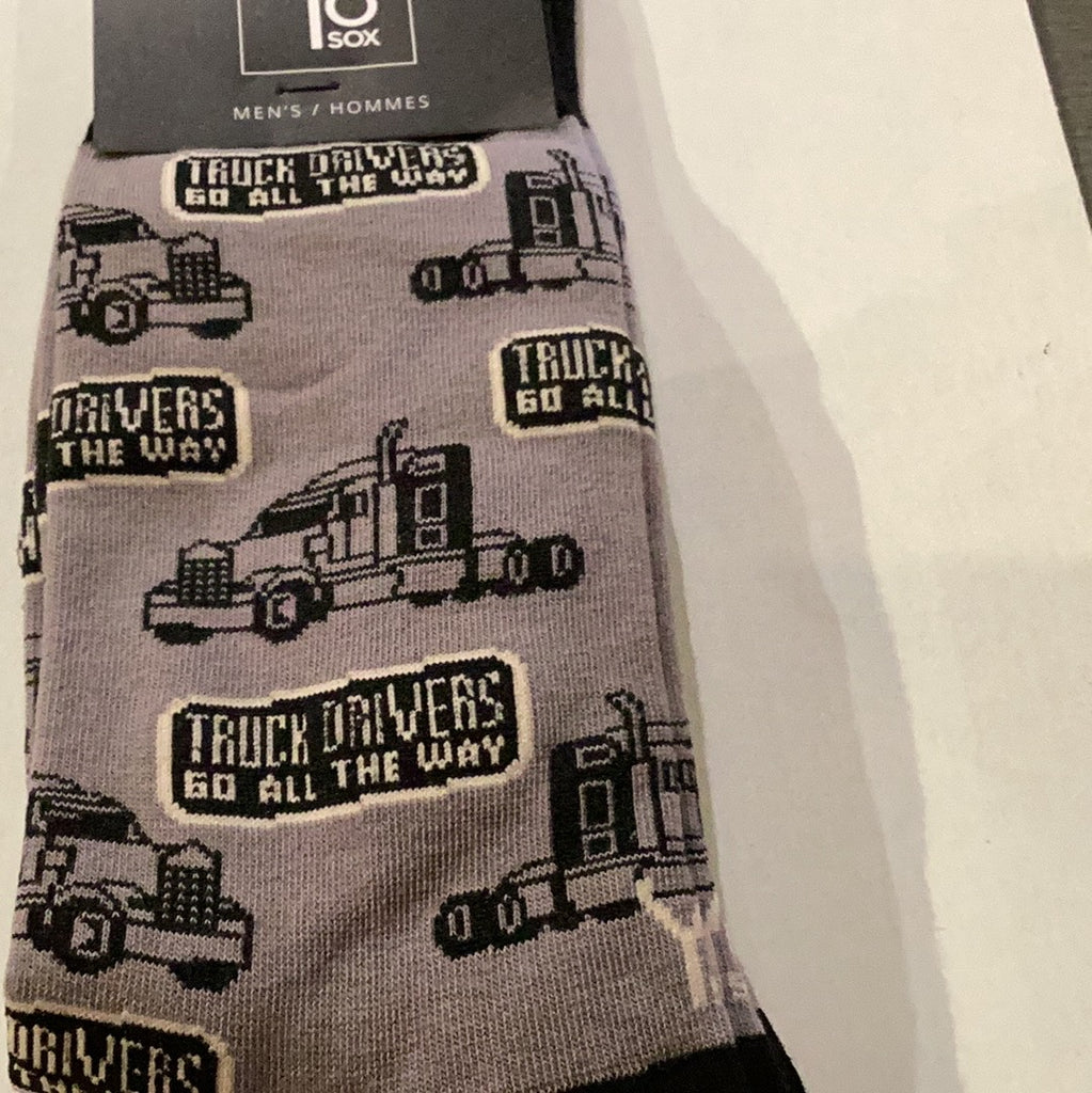 Yo Sox Truck Drivers Crew Socks Multi