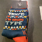 Yo Sox Nacho Type Crew Socks - Multi - 1 - Socks - Crew Socks