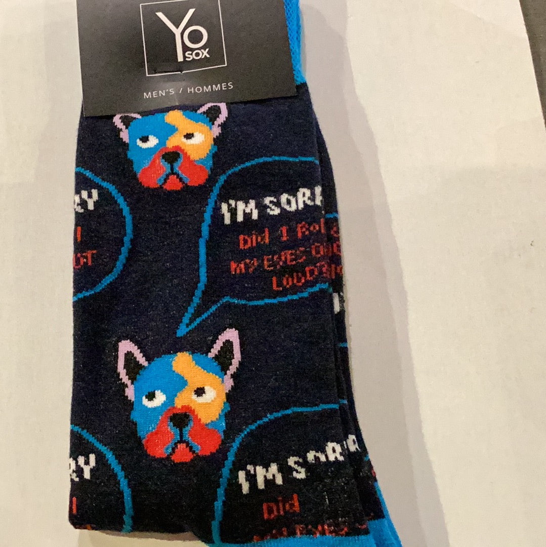 Yo Sox Roll Eyes Crew Socks - Multi - 1 - Socks - Crew Socks