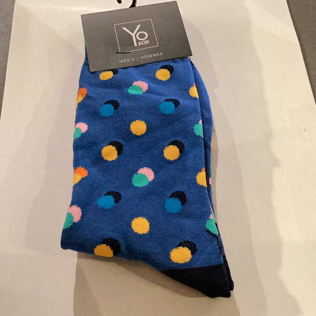 Yo Sox Dots Crew Socks Multi