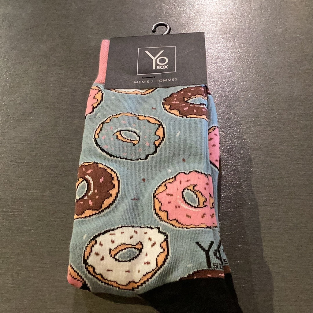 Yo Sox Donuts Crew Socks Multi