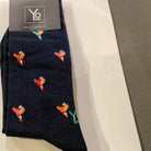 Yo Sox Mini Parrots Crew Socks - Multi - 1 - Socks - Crew Socks