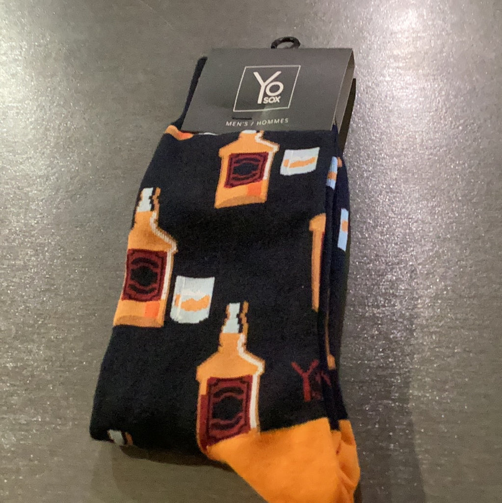 Yo Sox Whisky Crew Socks Multi