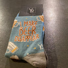 Yo Sox Beer Disappear Crew Socks - Multi - 1 - Socks - Crew Socks