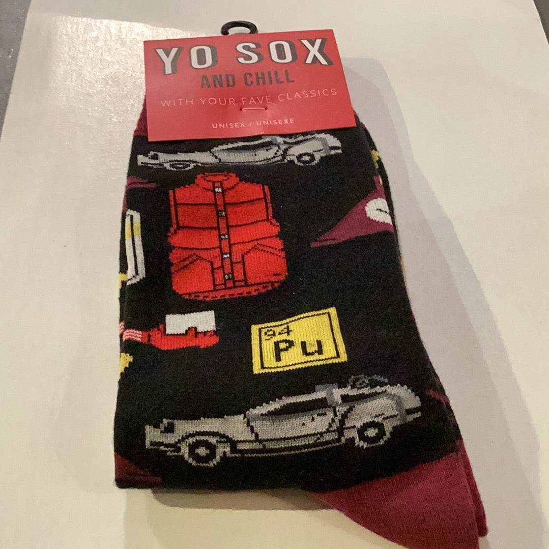 Yo Sox Time Travel Crew Socks - Multi - 1 - Socks - Crew Socks
