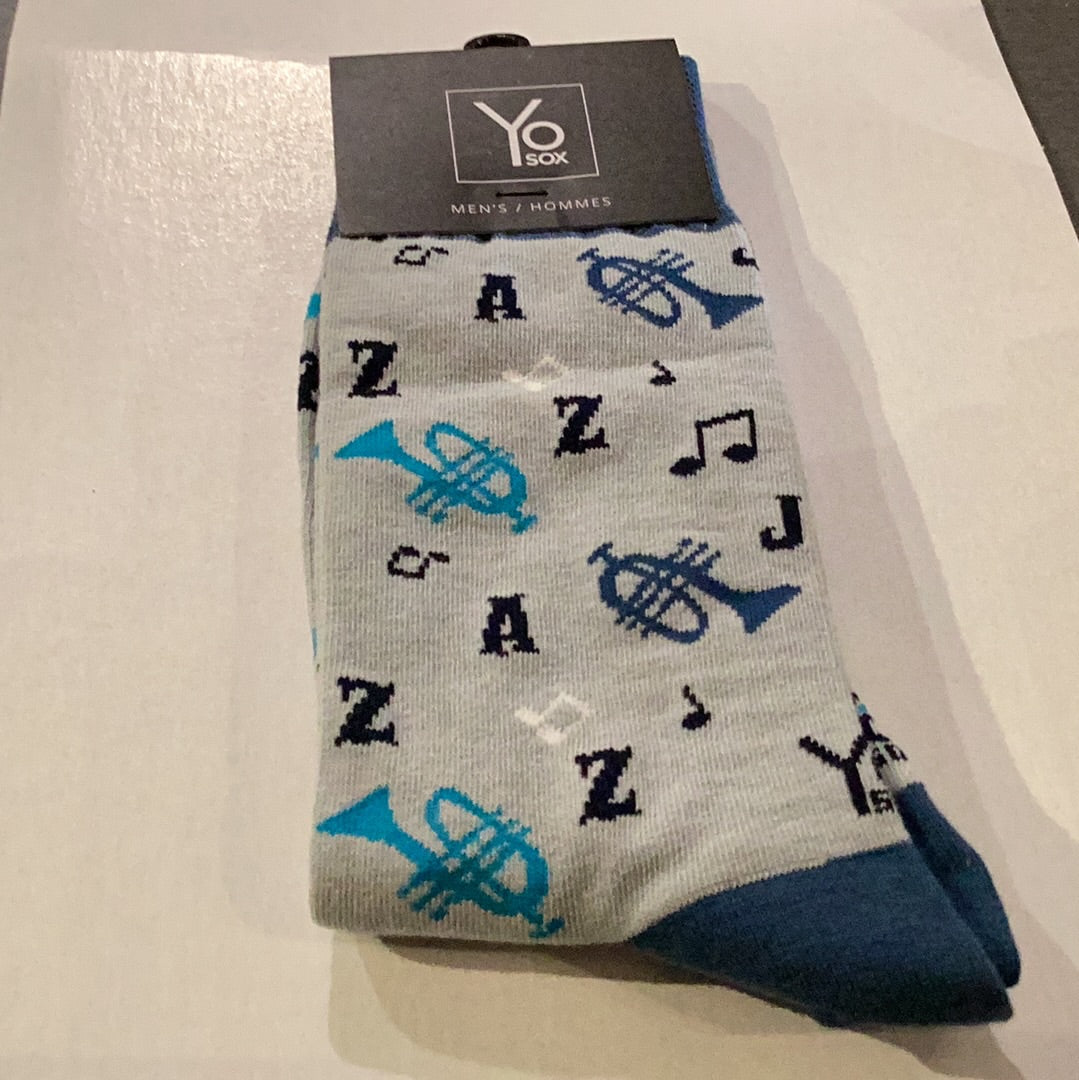 Yo Sox Jazzy Crew Socks - Multi - 1 - Socks - Crew Socks