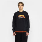 RVLT 2758 Crewneck Sweater - Black - 2 - Tops - Fleece Sweaters