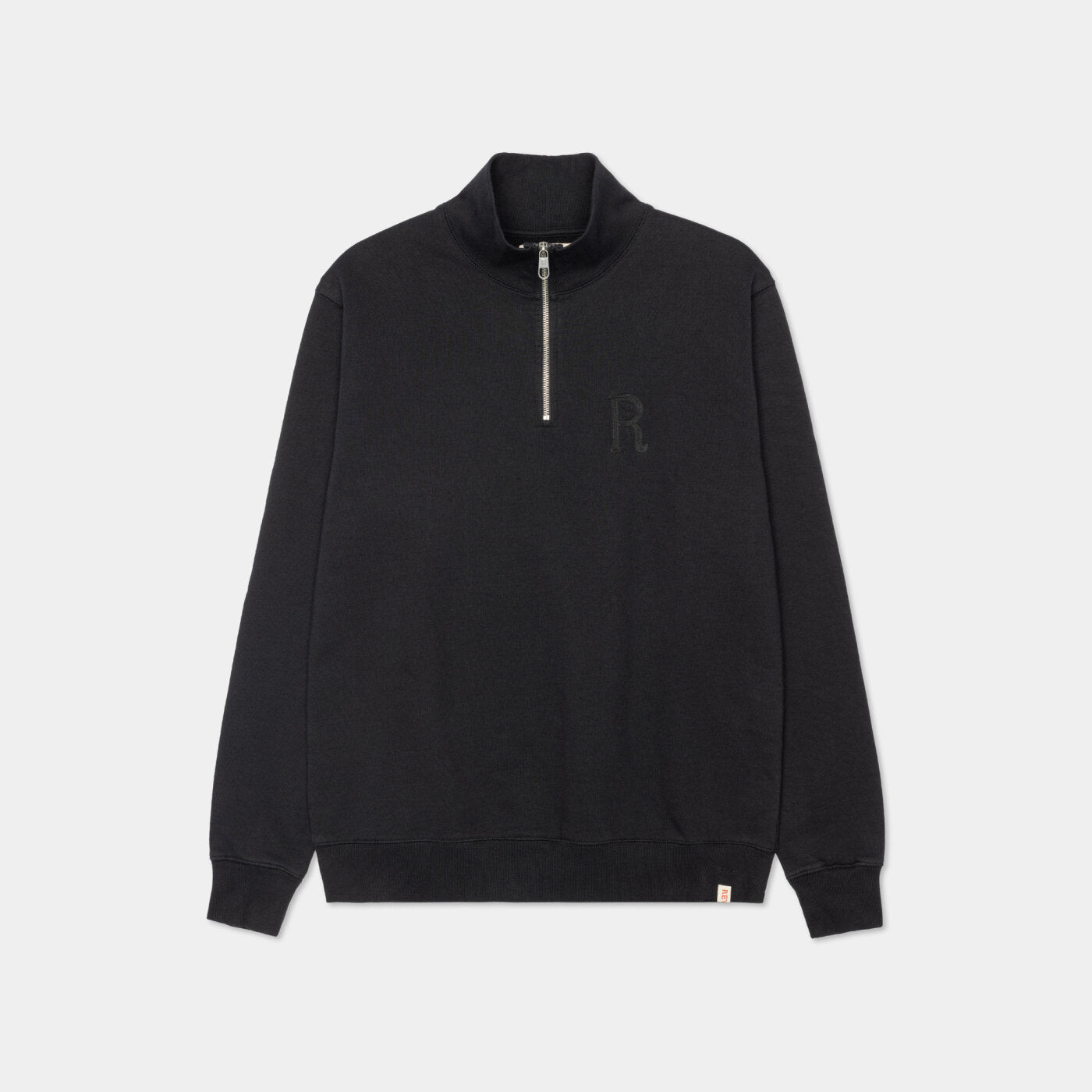 RVLT 2763 Half Zip Sweatshirt - Black - 1 - Tops - Zip Sweaters