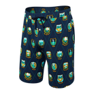 SAXX 22nd Century Silk Shorts - Navy - 1 - Bottoms - Sleepwear