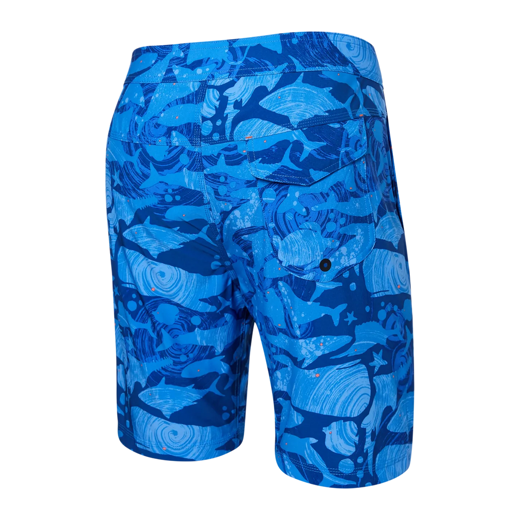 Saxx Betawave 19" Swim Shorts Fish Tank