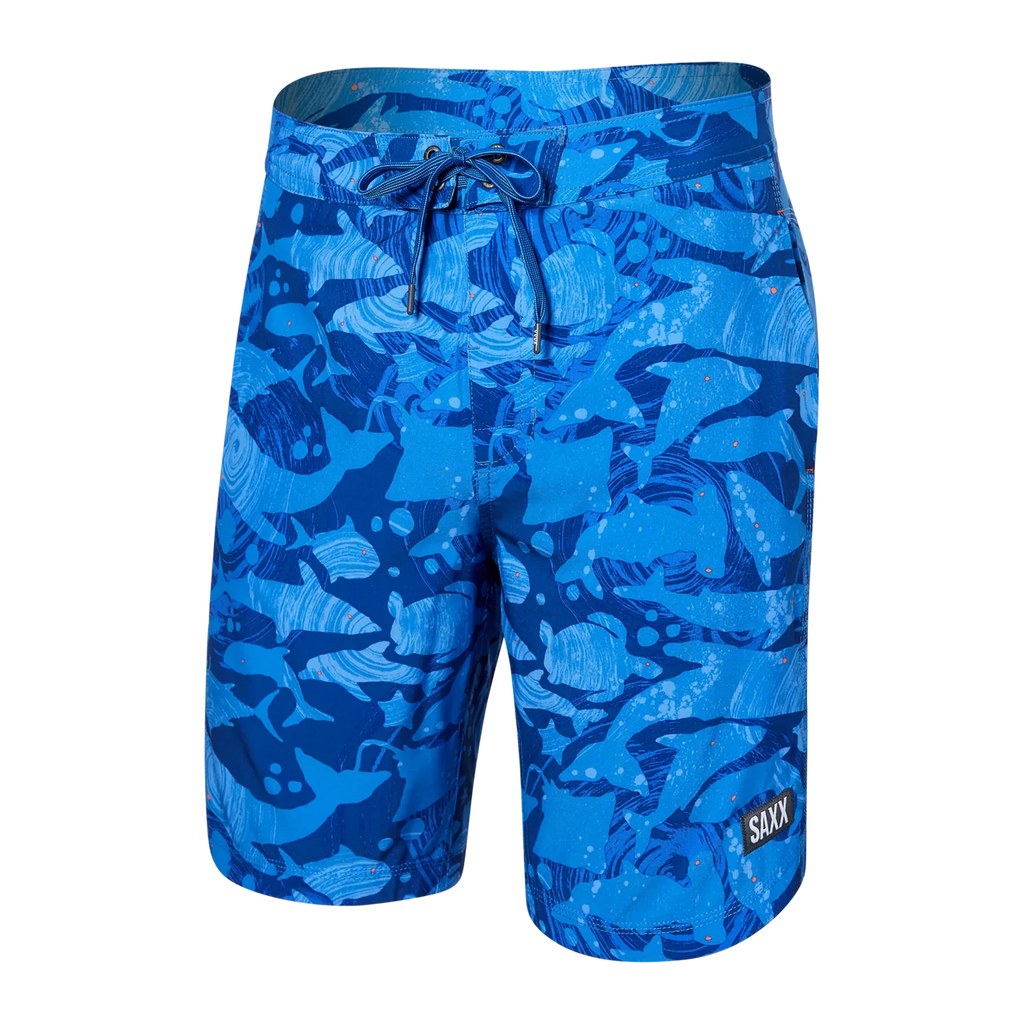 Saxx Betawave 19" Swim Shorts Fish Tank