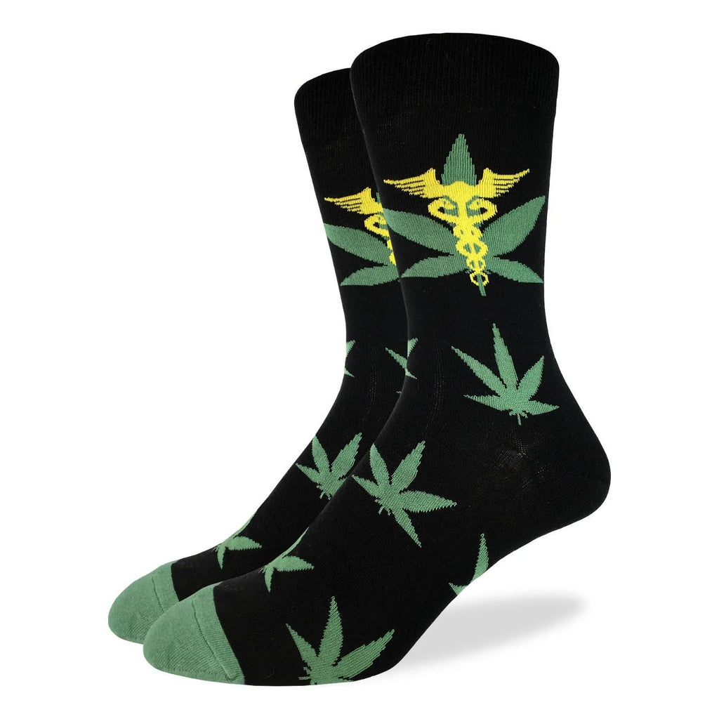 Good Luck Sock Marijuana Leafs Socks Multi