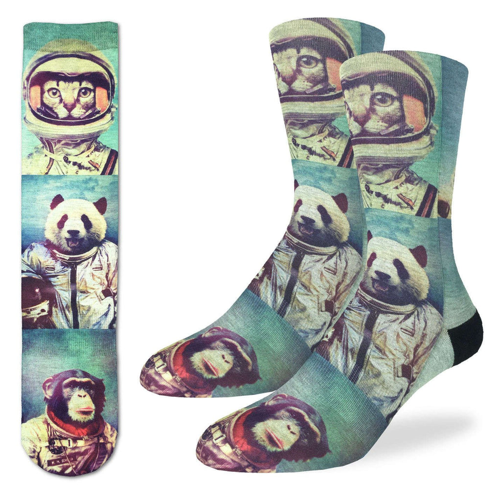 Good Luck Sock Animal Astronauts Socks Multi