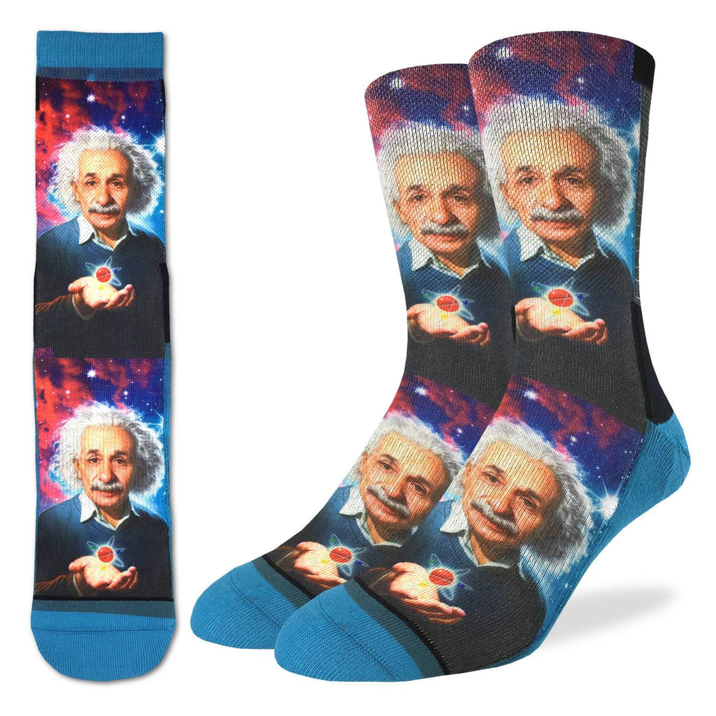 Good Luck Sock Albert Einstein Socks Multi