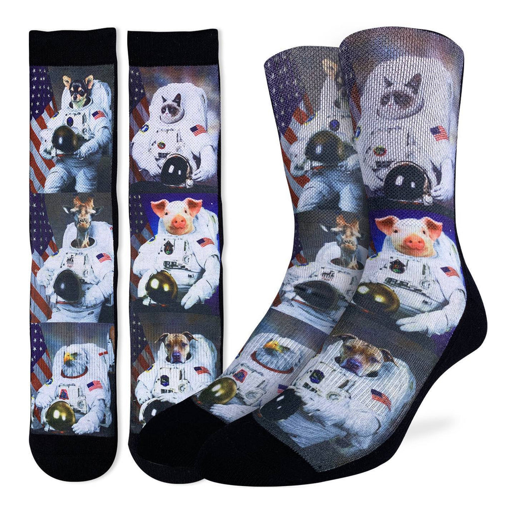 Good Luck Sock Animals Dressed Up As Astronaut Socks Multi