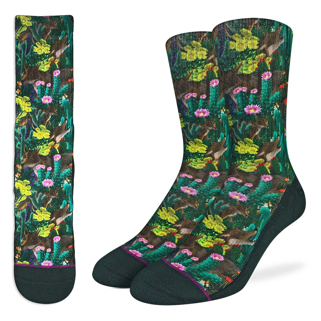 Good Luck Sock Cactus Coyotes Socks Multi