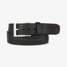 Brave Leather Cava Raw Washed Belt Black